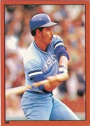 1982 Topps Baseball Stickers     194     Amos Otis